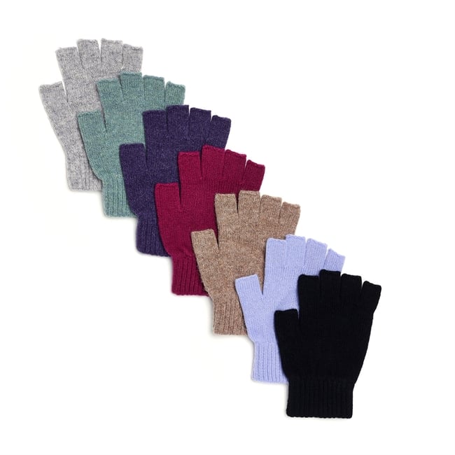 Essential Lambswool Fingerless Gloves